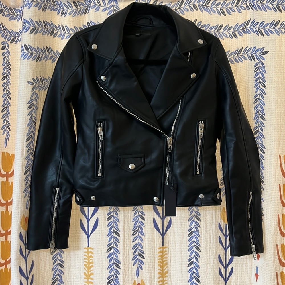 BlankNYC faux leather jacket NWT